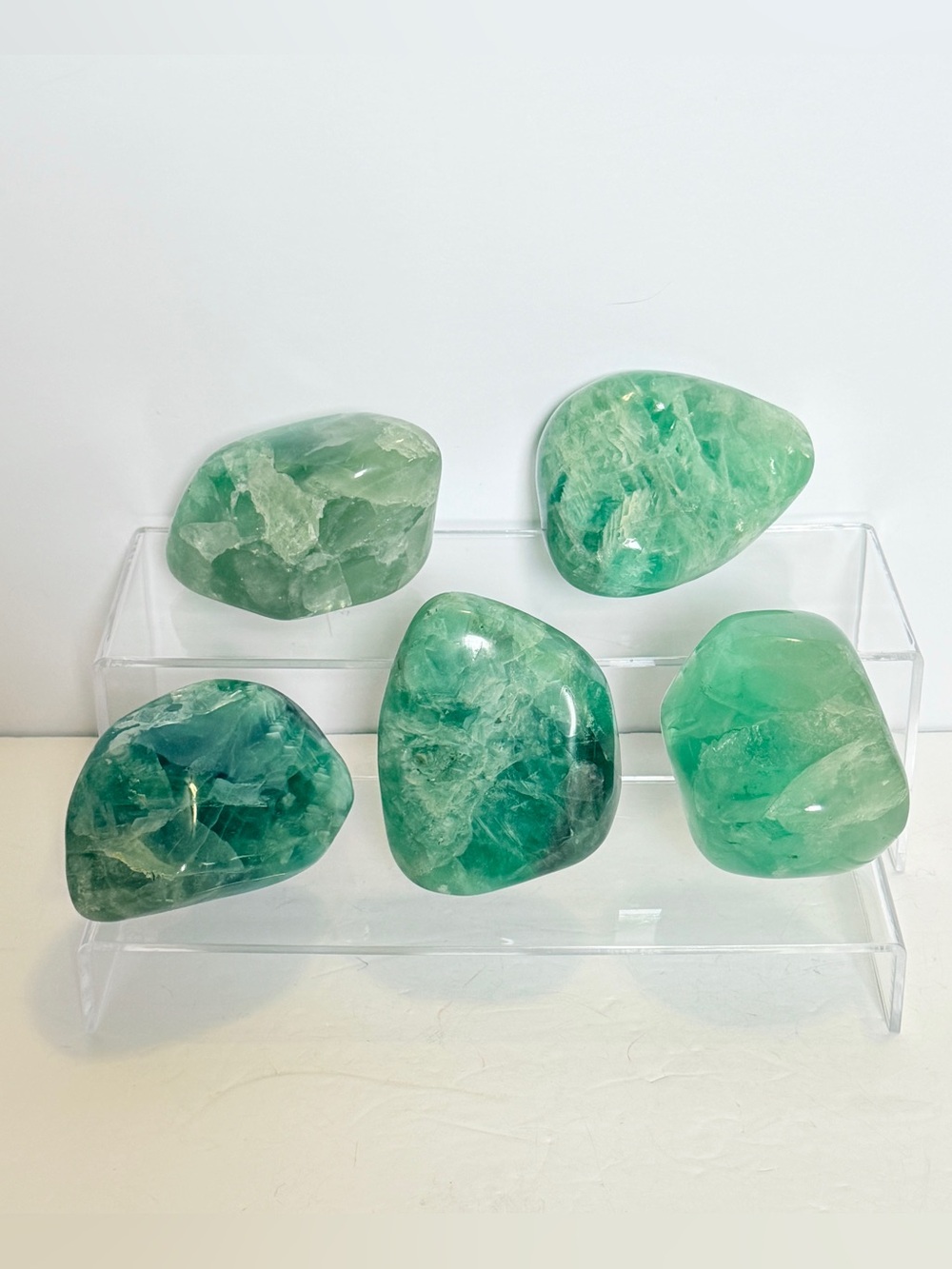 Choice Stunning Fluorite Freeforms 1.8–2 lb Polished Crystal Specimens
